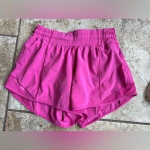 lululemon athletica Vibrant Pink Athletic Shorts